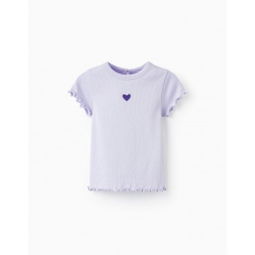 Maglia neonata Zippy lilla...