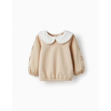 Felpa neonata Zippy beige...