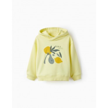 Felpa neonata Zippy gialla...